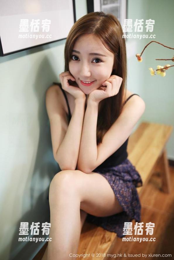 MyGirl美媛馆 - 潘娇娇，纯白写真如风，悄悄溜进了心里。