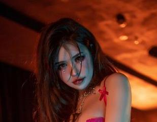 微密圈 – 于芷晴的黑色图集：把黑暗变成了时髦小夜曲！